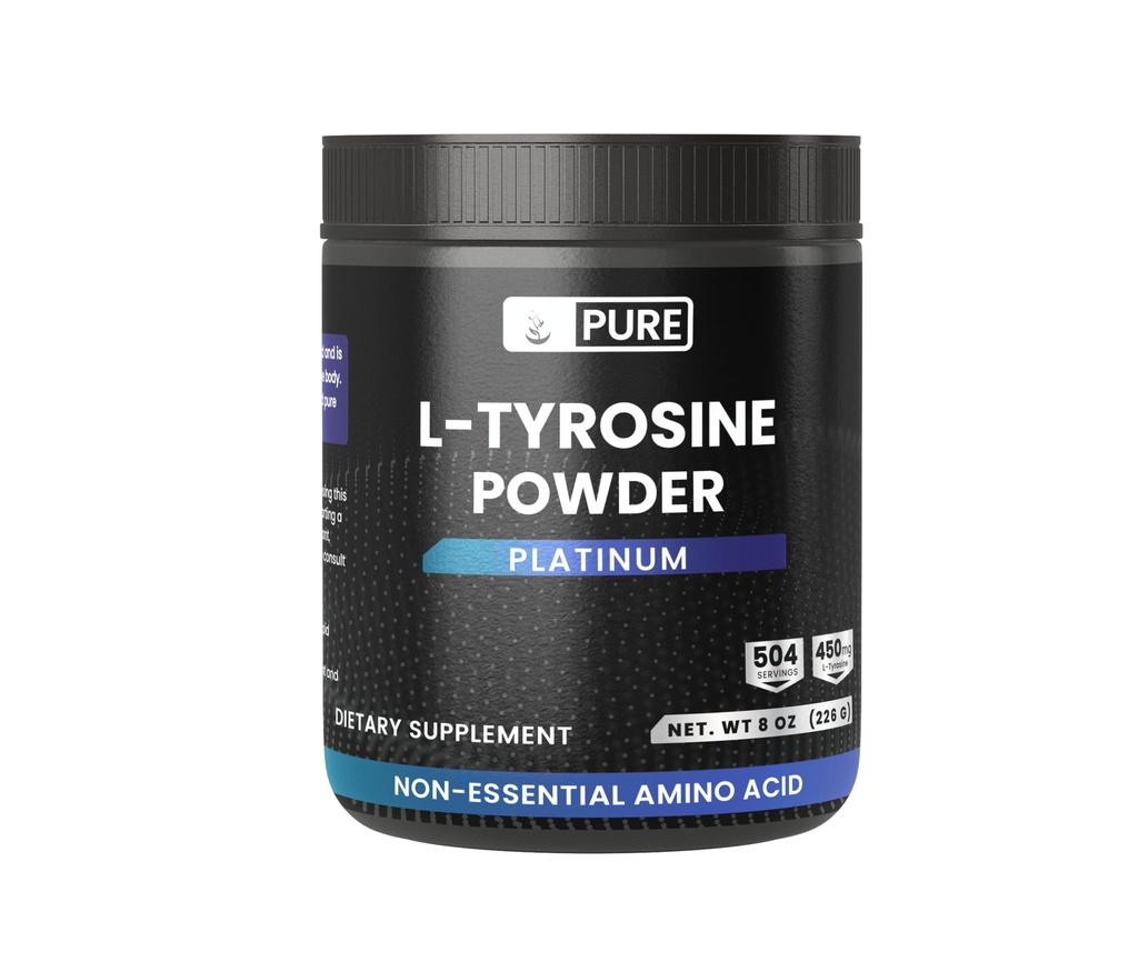 PURE ORIGINAL INGREDIENTS L-Tyrosine Powder, 8 oz, Always Pure, No Additives or Fillers