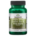 Swanson Grape Seed Green Tea & Pine Bark Complex Salute Antiossidante Support Polyphenols OPCS Integratore di erbe 60 capsule (Caps)