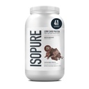 Isopure Low Carb 100% reine Whey Isolate Protein Pulver, Lactosefrei, Glutenfrei, Mit Vitaminen, Niederländische Schokolade, 25g Protein pro Servierung, 3.07 Lbs, 41 Servierungen (Verpackung Mai Vary)
