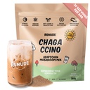 Renude Chagaccino - Chaga Pilz-Pulver, Pilz-Kaffee-Mischung mit Adaptogenen, natürliche Energie und Immununterstützung, Vegan, Keto, Zero Calorie Pilz-Mischpulver - 30 Portionen