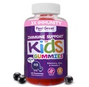 Feel Great Immune Support for Kids | Vitamin C Zinc & Elderberry Gummies | Sambucus Nigra Immunity Multivitamin | Vegetarian | 60 Day Supply