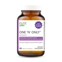 PURE ESSENCE LABS One N Only Multivitamin for Women, Natural One a Day Herbal Supplement with Vitamin D3, B12 e Biotin with Whole Foods, 30 Tablet