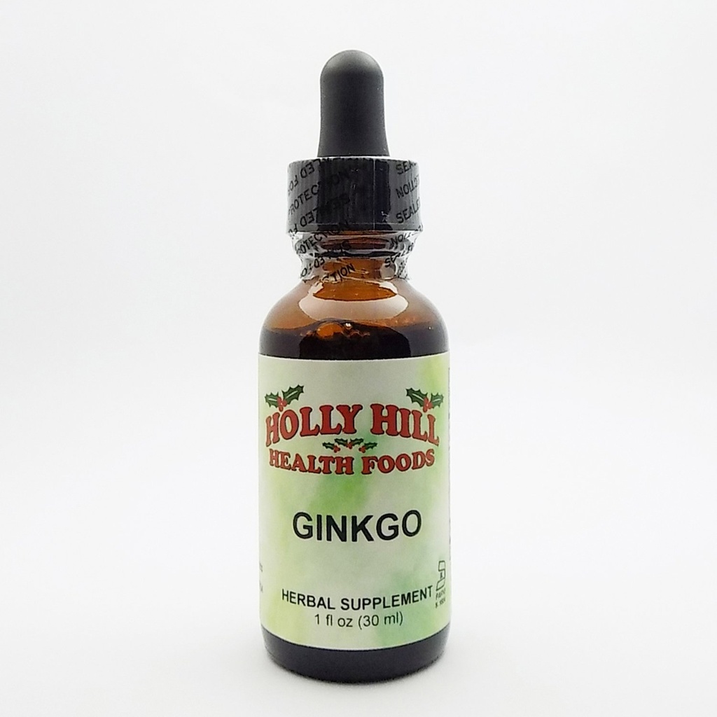Holly Hill Health Foods, Ginkgo, 1 Ounce