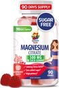 Gommies de magnésium pour les enfants et les adultes - 500mg - Calme Magnésium Chews - Magnésium Citrate Supplément à croquer pour le soutien de l'humeur et des muscles
