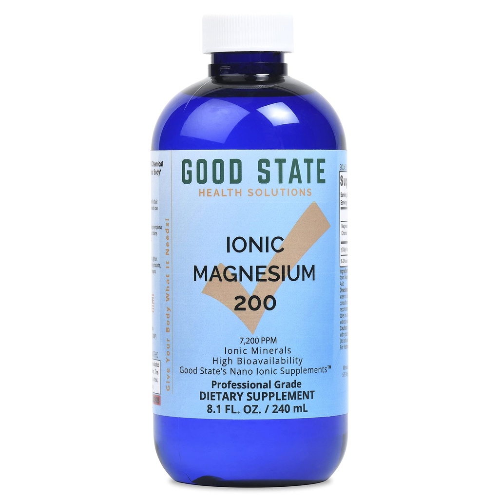 Supplément de magnésium liquide de bon état 200, 331, 8 fl oz, 1 Compte