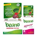 Beano Extra Stärke 100ct & beano Erdbeere Meltaways 15ct