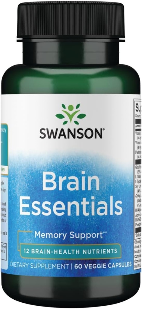 Swanson Brain Essentials 60 Veg Kapseln