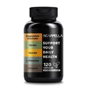 ACAPPELLA Magnesium Glycinate with Magnesium Citrate Capsules l theanine Supplement apigenin Capsules - apigenin Supplement l-theanine - 120 Count