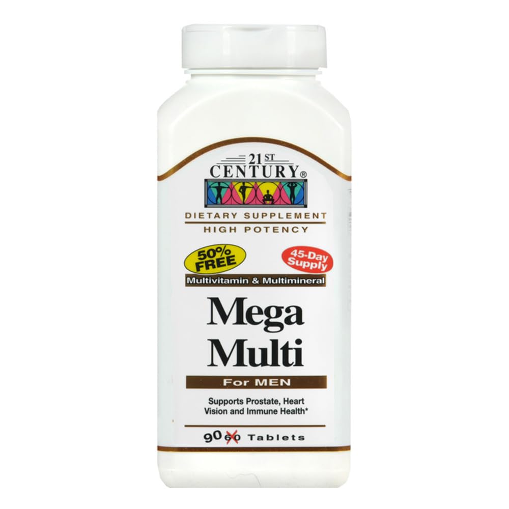 Mega Multi 21ème siècle pour les hommes, 90 comprimés