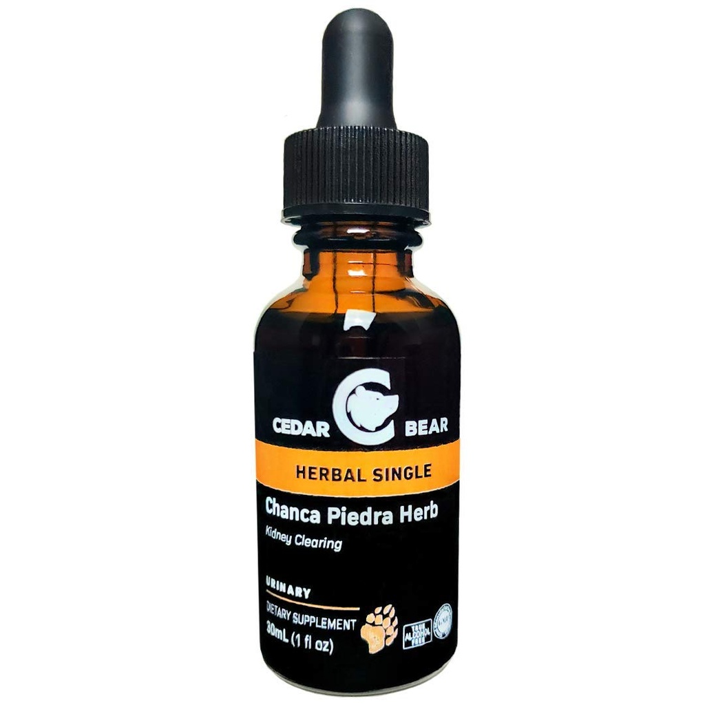 Cedar Bear Chanca Piedra a Liquid Herbal Supplement 1 Fl Oz