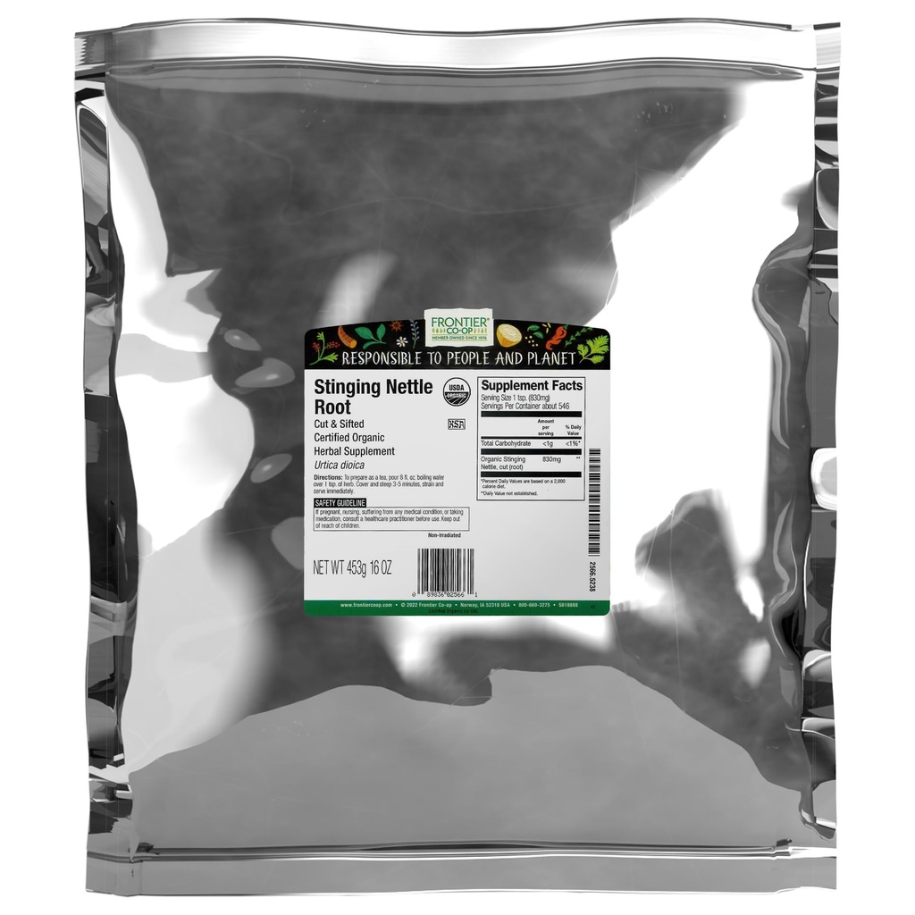 Frontier Co-op racine à neige biologique, coupée et tamisée, casher.