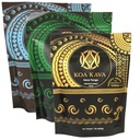 1 Pound Koa Kava Bundle avec Premium Tongan, Fidjian Waka et Vanuatu Waka Kava en poudre de racine