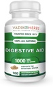 Herbes de Vadik biologique certifiées Aide digestive complément alimentaire à base de plantes supports pour système intestinal, favorise la fonction normale Bowel (1 Pack)