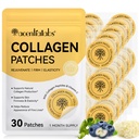 Collagen Patches – Daily Skin Wellness Patch with Collagen Peptides & Vitamin C – Easy & Discreet Patch – Vegan, Cruelty-Free – 30 Patches (1 Month Supply)