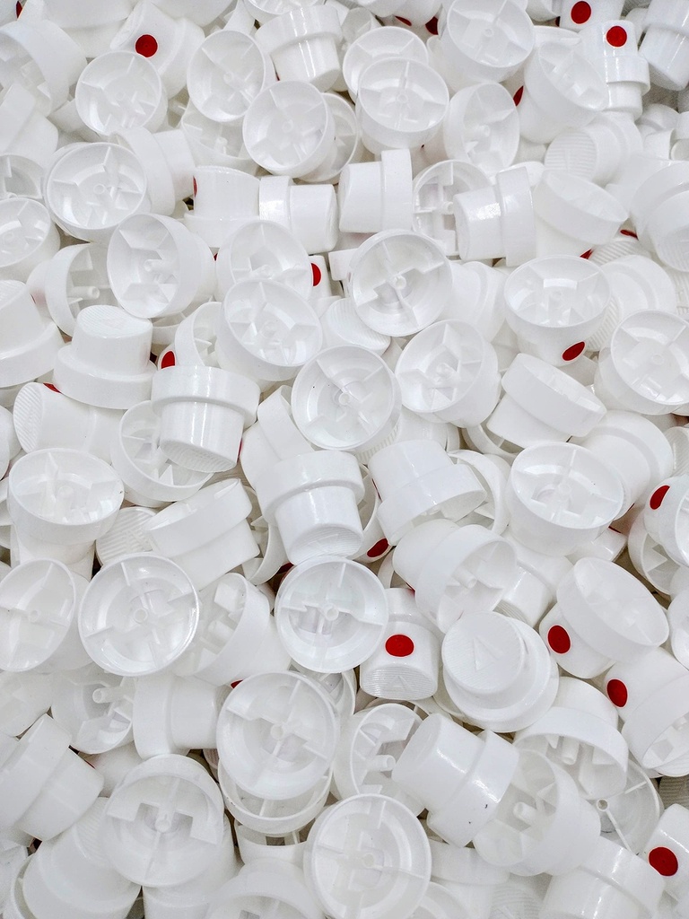 Pink Dot Caps - Wide - Spray Paint Caps Replacement caps for Female Cans, Fits MTN, Ironlak, Belton, Montana, Flame and More!
