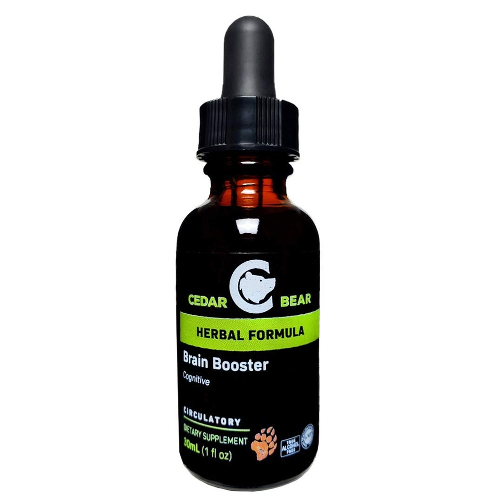 Cedro Orso Brain Booster un supplemento di erbe liquido Questo è un supporto generale di memoria e vitalità 1 Fl Oz