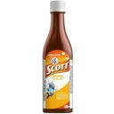 Emulsion de Scott Sabor Tradicional (360 ml - 12.17 Fl Oz) Aceite de hígado de bacalao con vitamina A y Calcio, suplemento dietético para niños