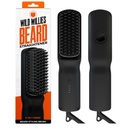 Wild Willies Bart Richter für Herren - 3 Temperatureinstellungen, Tourmaline Keramik Beard Brush & Hot Comb - Tragbar, Ionic Technology, Coarse & Curly Hair, 400F - Grooming Tool