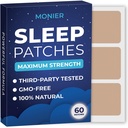 Dormire per adulti Extra Forza | Facile-apply Sleep Patch con Melatonin & Valerian | Relax & Wake Up rinfrescato | Long-Lasting Night Comfort per uomini e donne | 60 Patches