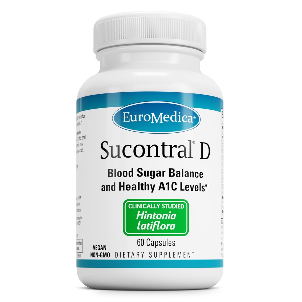 Euromedica Sucontral D - Blood Sugar Control Supplement - 60 Capsules