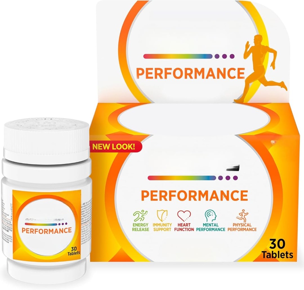 Performance Tablets Multivitamin & Mineral 30 ct, Including Vitamin C, D, and Iron