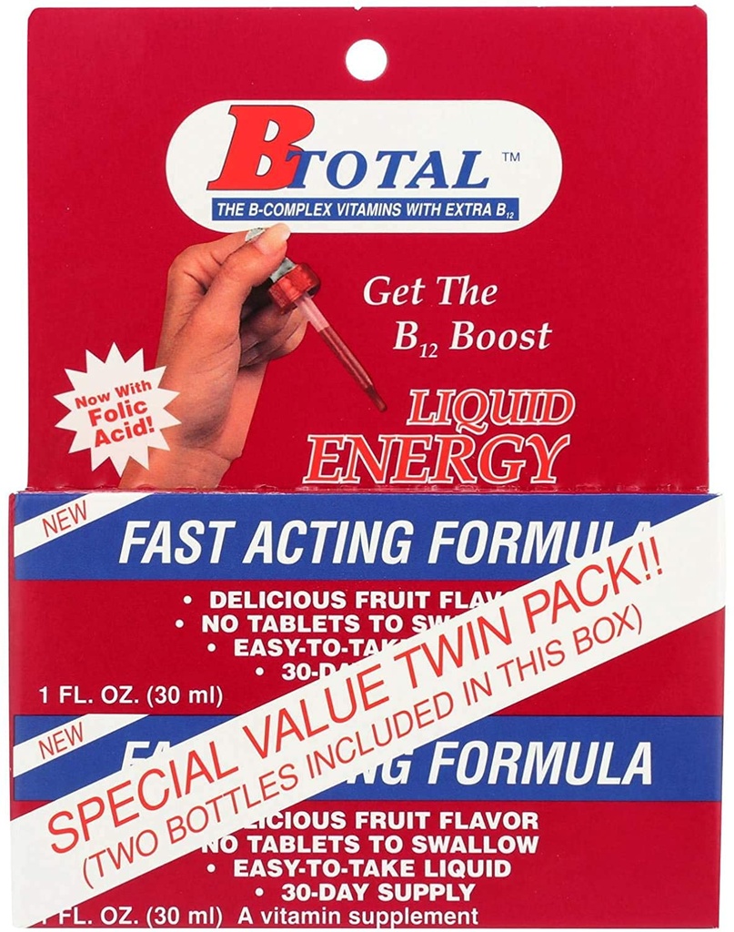 Sublingual Produkte B-Total Twin Pack - 2 fl oz