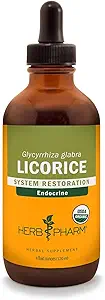 Estratto di liquido di liquirizia organico certificato di Herb Pharm per il supporto del sistema endocrino - 4 once
