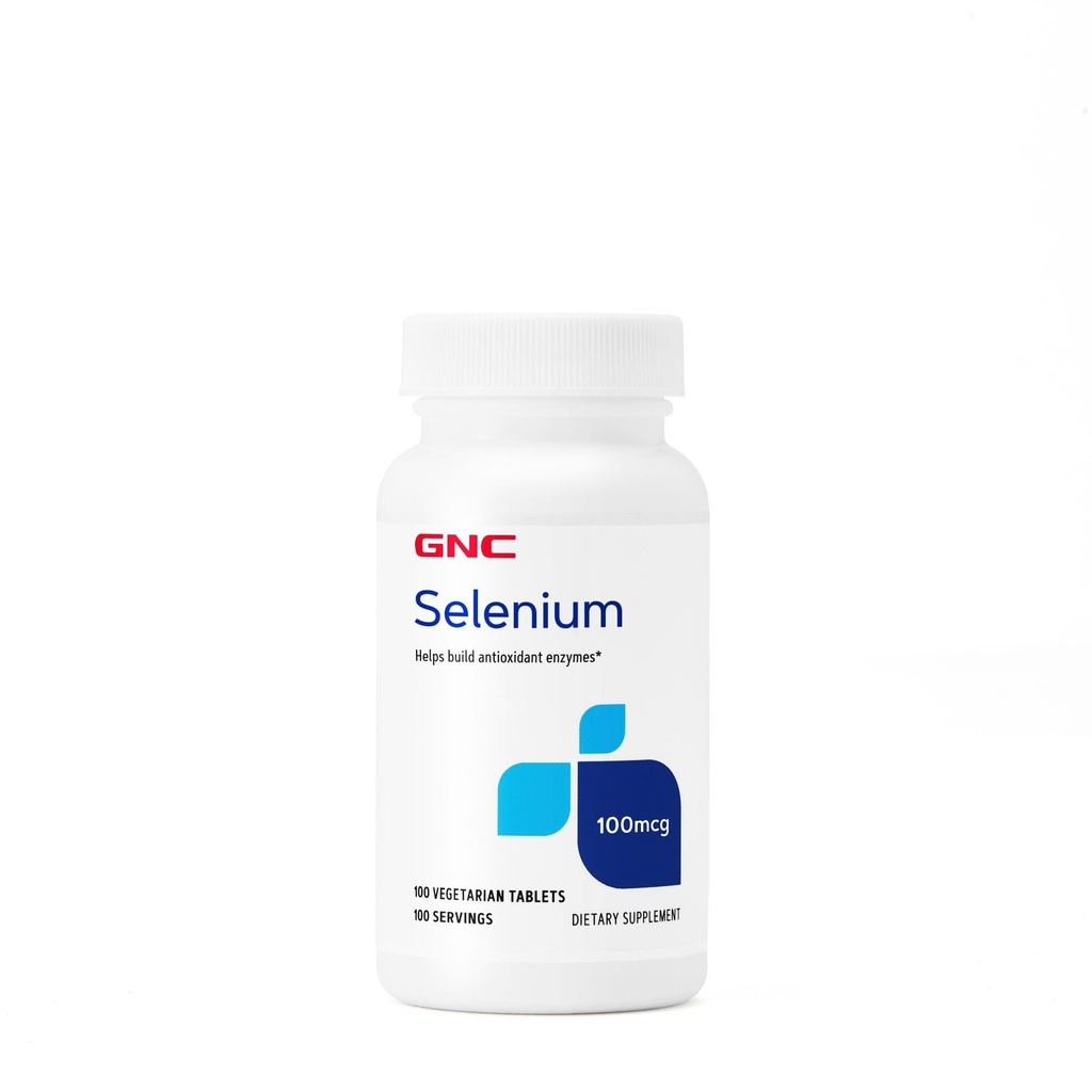 GNC Selenium 100mcg | Vegetarian - 100 Tablets