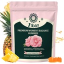 Pineapple Gummies for Women pH Balance, Feminine Probiotics for Vaginigal Health, Nutrition Feminine Gummies, Immune Support, Vegan, Gluten-Free, Hawaiian Pineapple 60 Gummies 30 Servings