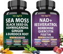 StrongVit Sea Moss Complex & NAD Supplement Bundle (120 Capsules)