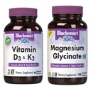 BlueBonnet Nutrition Vitamin D3 und K2, und Magnesium Glycinat Gemüse Kapseln Bundle
