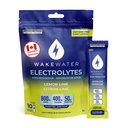 WakeWater Sugar Free Electrolytes Packets, Hydration Powder, Keto & Paleo Friendly Electrolyte Powder Mix, Fasting Hydration Packets, Travel Essentials, 10 x 6g, Master ASIN (Lemon Lime)