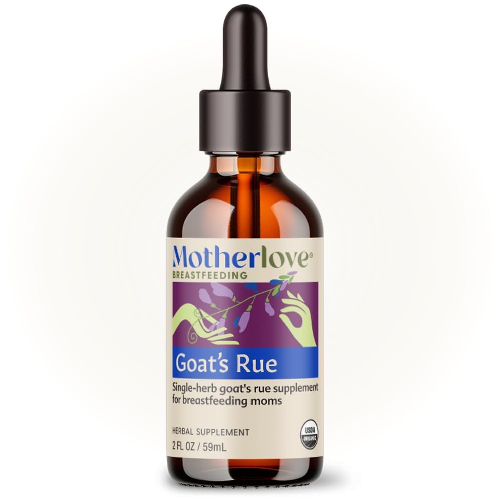 Motherlove Goat’s Rue (2 Ounce Tincture) Schnürungsergänzung für Brustgewebe Entwicklung & Brustmilchversorgung Optimierung – USDA Certified Organic, Vegan, Kosher, Soy-Free