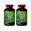 Klamath Blue Green Algae Kapseln - Blau Grün Algae - Boost Das Immunsystem - Blau Grün Algae - Blau Grün Algae Ergänzung - Immununterstützungsergänzung - Immun Booster - Blau Algae - 2B 60 Caps