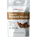 Certifié Vitamatic USDA Arjuna Bio Poudre d'écorce – 1 lb (16 oz) Pure Terminalia Arjuna Bark
