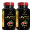 Cranberry Extract Concentrated Capsules - Daily Support for a Healthy Urinary System, Pills for Bladder Support, Gentle Urinary Support - 2 Bottles 120 Capsules