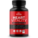 Herzunterstützung und Blutfluss-Ergänzung, 120 Kapseln, Unterstützt Herz-Kreislauf-Gesundheit, Gesunde Cholesterin, Triglycerid, Homocystein, CRP Levels | Boost Natürliche Zirkulationsfunktion