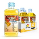 Electrolyte Solution - Electrolytes Drink, Hydration Booster & Rehydration Drink for Kids & Adults, Hydrates, Replenishes, Energizes, Mango Flavor, 1 Liter (4 Pack)
