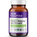 Nuovo Capitolo Advanced Perfect Vitamins Prenatal, 192ct, Realizzato con ingredienti biologici, non OGM per il bambino sano e mamma - Folate (metilfolato), Intero-Fod Fermented Iron, Vitamina D3 + Ginger