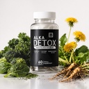 Binder Tablet with Fiber chlorella/Chlorophyll, Liver & Gut Detox Cleanse, Colon and Toxin Flush. glycine and Dandelion Root and salud, Pure no fillers. 60 Capsules.