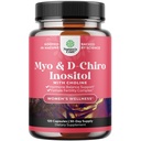 Myo-Inositol & D-Chiro Inositol Kapseln - Choline Inositol Ergänzung für Zyklus und Fruchtbarkeit Unterstützung - Frauen Hormon Balance Supplement mit Myo & D-Chiro Inositol Plus Choline Bitartrate