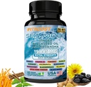 30 giorni di alimentazione del mare Moss e Shilajit Bundle per gli uomini All-in-1 vitalità dinamica Bundled Seamoss Black Seed Oil Ashwagandha Burdock Root Delicatamente preparato per voi a Raintain & Regain Forza