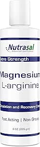 Nutrasal Magnesio L-Arginina Crema - 8oz