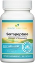 Indicazioni salutari Serrapeptase—120.000 SPU/Serving, 60 capsule vegane, da utilizzare come parte del tuo Regime giornaliero di benessere (alimentazione da 60 giorni)