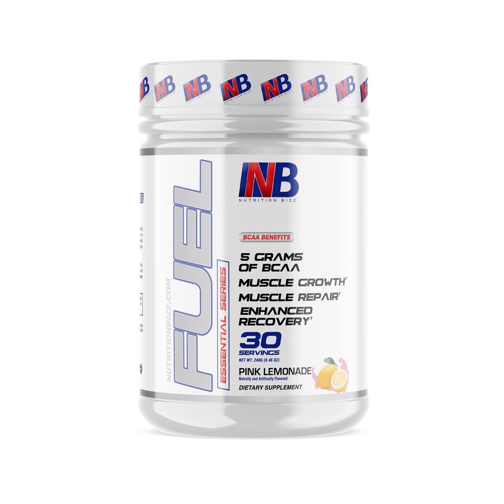 BCAA Powder, 5 Gramm BCAA Aminosäuren, Post Workout Recovery Drink für Muskelaufbau, Erholung und Ausdauer, 30 Servierungen (Pink Lemonade)