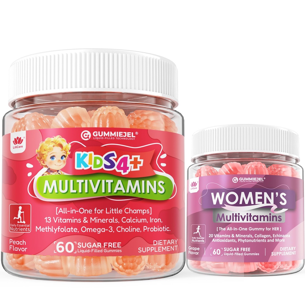LILICARE Bundle - Kid Multivitamins + Women Multivitamins