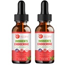 Migcopat Women Endocrine Liquid Drops, Supports Hormone Balance, Cortisol Levels, Gut Health, Mood, Sleep | Liquid Multivitamins with Inositols, Rhodiola, DIM