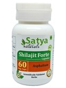 Shilajit Forte Capsule 500 mg. 60 Veg. Capsule | Shilajit (Asphaltum) Estratto di capsule per gli uomini e le donne | Ayurvedic Herbal Supplement/Rimedies | 10:1 Forte (1 Bottiglia di 60 capsule)