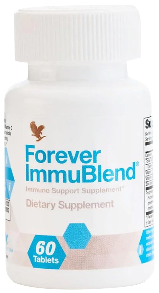 Forever Living - Forever ImmuBlend® Immune Support Supplement – Includes Botanicals, Vitamins D & C, Maitake & Shiitake Mushrooms – 60 Tablets