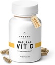 CHEERS - Vitamina C, Sistema Immune Naturale Booster Fatto da Rose HIPS, Pompelmo e Acerola Estratti, Vegan e Gluten-Free alternativa alle compresse di vitamina C, 1000 mg per capsula, 90 capsule